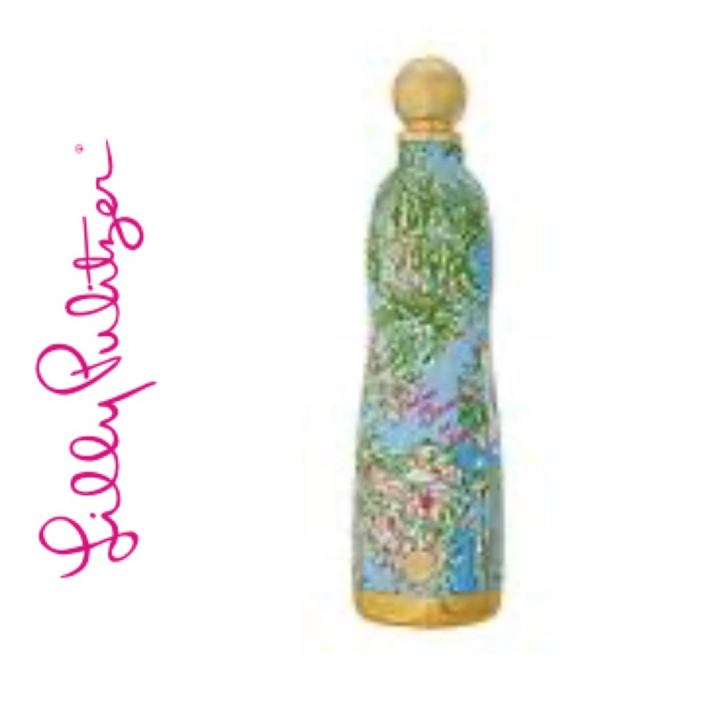 Lilly Pulitzer Palm Beach  Stainless Steel Water Bottle
